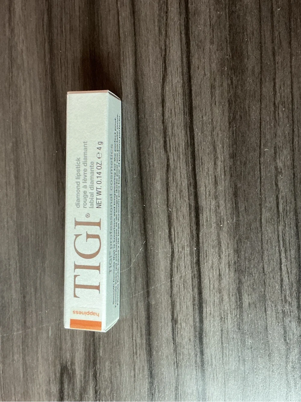 TIGI Diamond Lipstick Neutral Happiness Shade Full Size 0.14 oz NEW